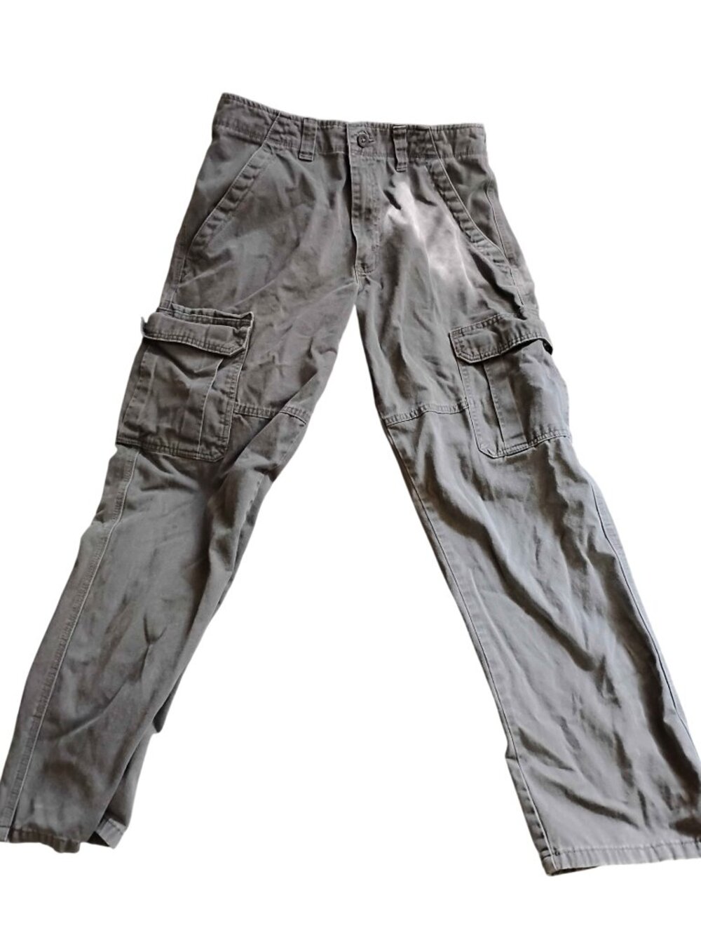 Grey Wrangler Cargo Pants